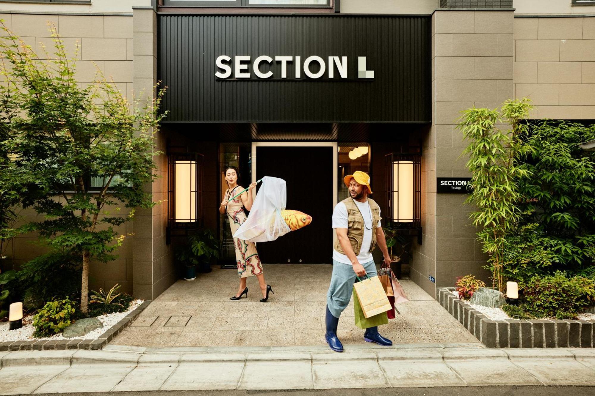 Section L Tsukiji Aparthotel Tokyo prefektur Exteriör bild